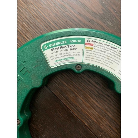 Greenlee 438-10 Steel Fish Tape 100ft - Picture 7 of 7